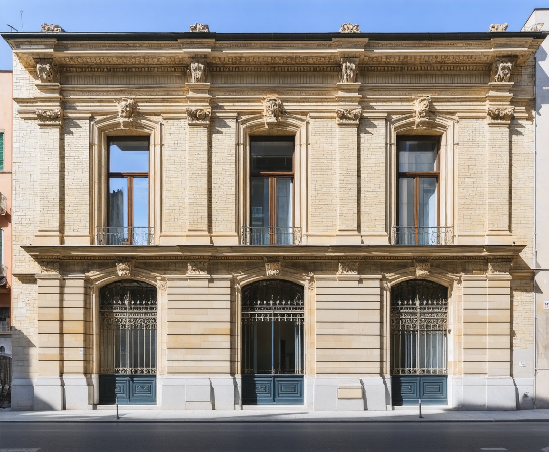Edificio storico elegante che ospita Pro AI Learning Center in Via della Moscova